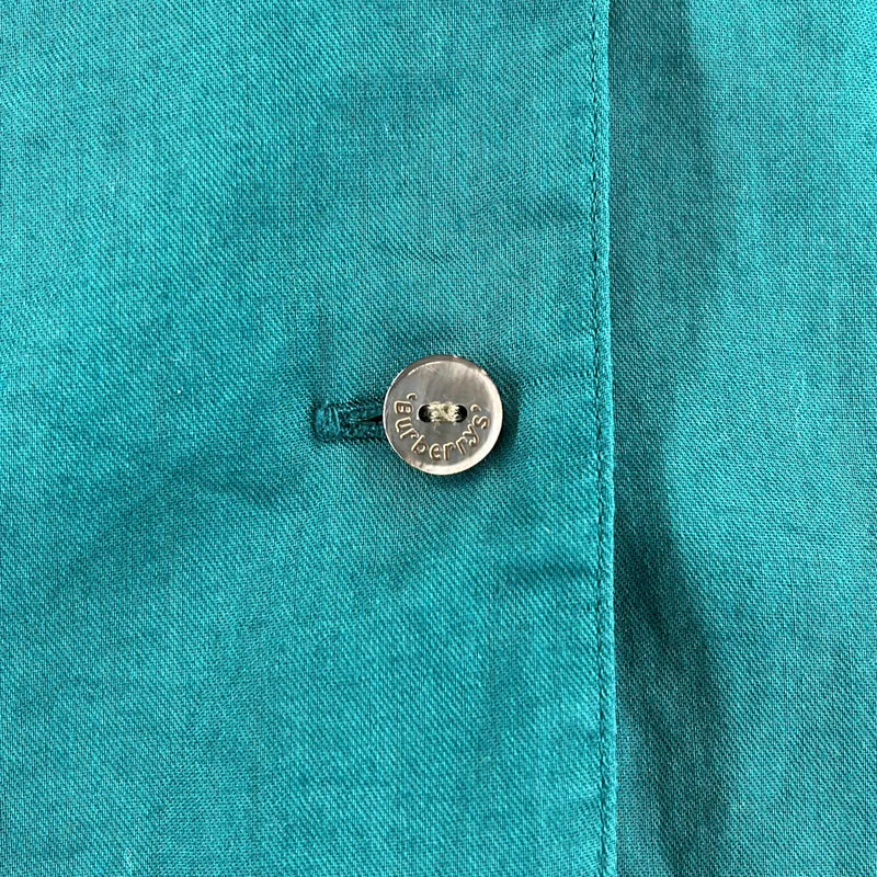 Burberrys / バーバリーズ | ロゴボタン オープンカラー シャツ |