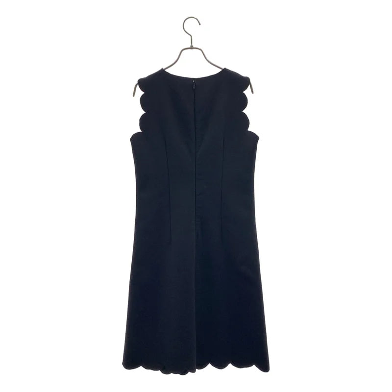 mikomori / ミコモリ | スカラップ バックジップ ドレス ワンピース | M | レディース