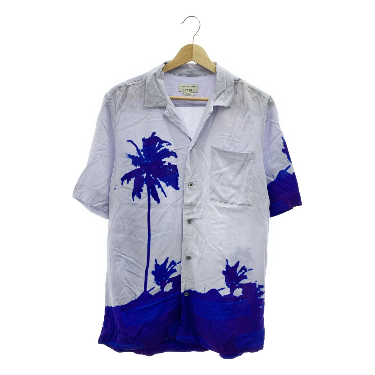 DRIES VAN NOTEN / 드리스 반 노튼 | × Len Lye / 렌 라이 레이온 오픈 컬러 셔츠 | 44 | 남성