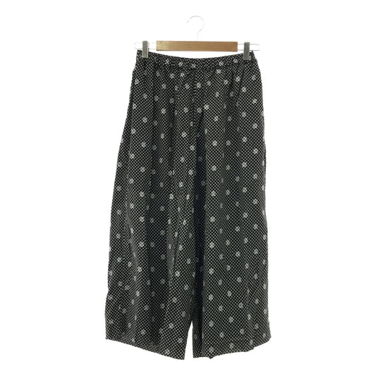 tao COMME des GARCONS | 2023SS | Polka dot easy wide pants | S | Black/White | Women's