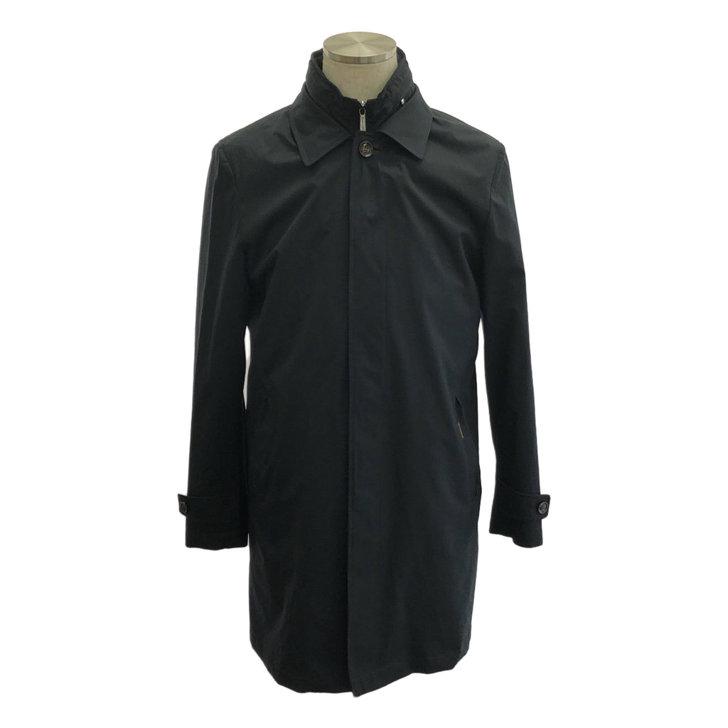 【美品】  MooRER / ムーレー | GROMO-ADS ACQUA PROOF 着脱可能ライナー付 ステンカラーコート | 48 | ネイビー | メンズ