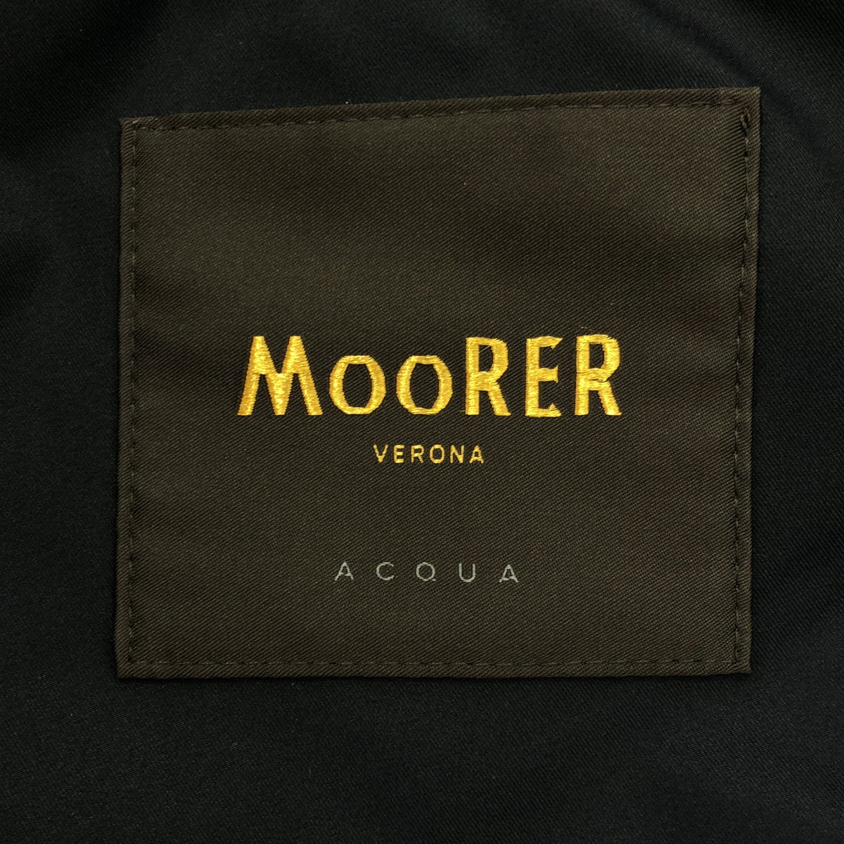 【美品】  MooRER / ムーレー | GROMO-ADS ACQUA PROOF 着脱可能ライナー付 ステンカラーコート | 48 | ネイビー | メンズ