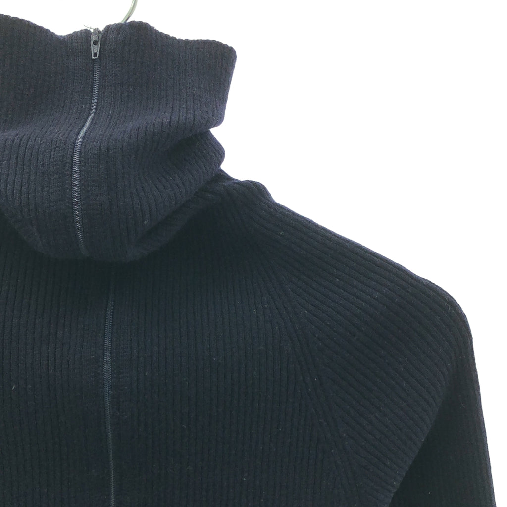 Yohji Yamamoto FEMME / ヨウジヤマモトファム | 2010AW | ウール ロングネック ジップ ジャケット | 2 | レディース