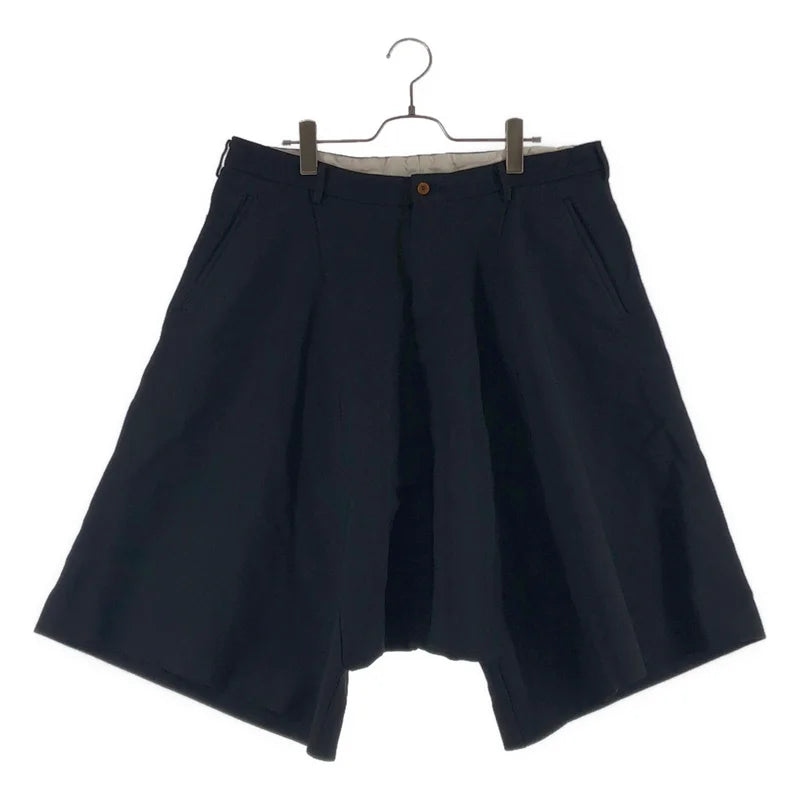 COMME des GARCONS HOMME PLUS / コムデギャルソンオムプリュス | 2015SS | ポリエステル 製品加工 変形 ワイド ショートパンツ ショーツ | L | メンズ