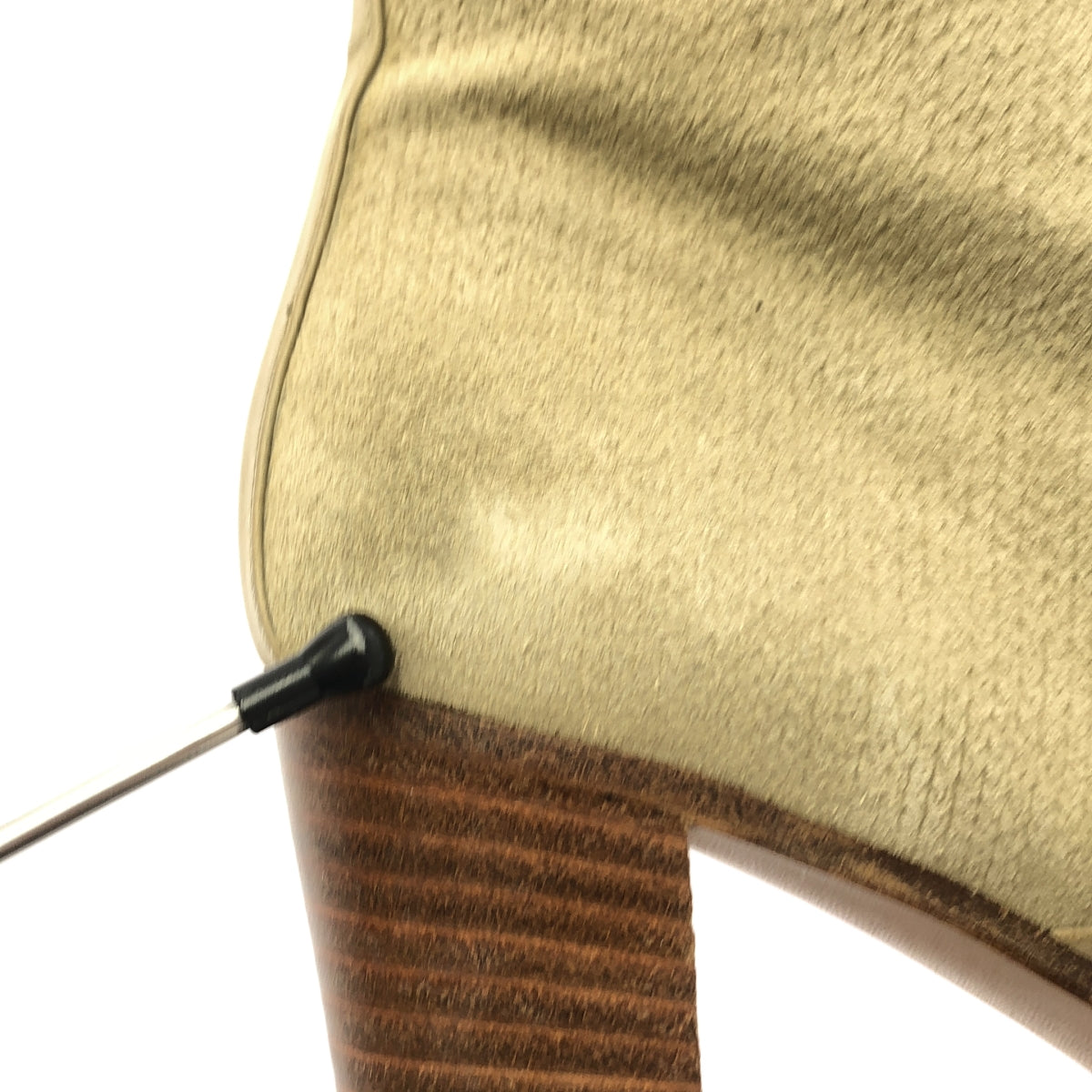 Maison Martin Margiela / 메종 마르탄 마르젤라 | 가죽 코듀로이 전환 힐 짧은 부츠 | 37 |