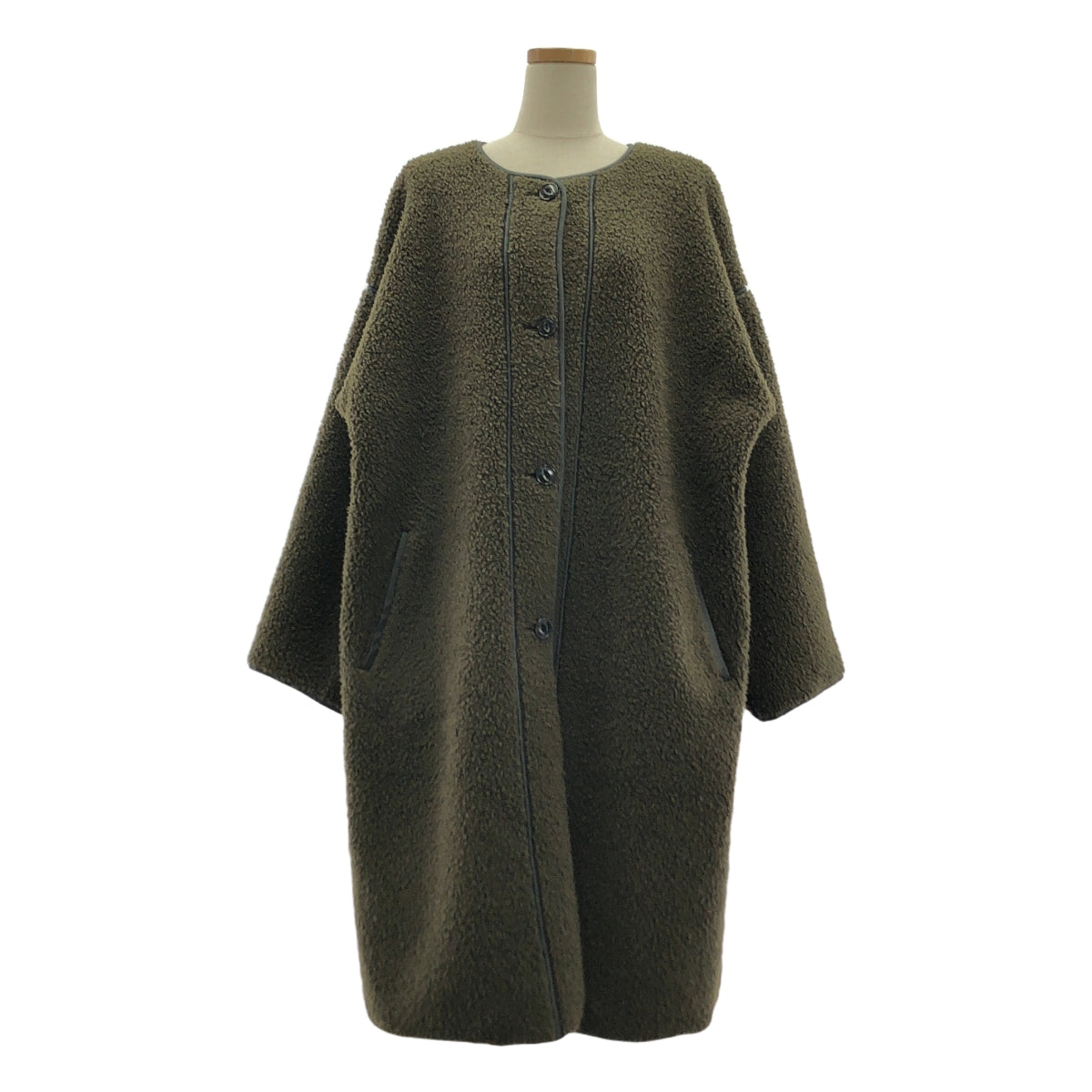 ARCHI / Archi | 2021AW | BOA FLEECE PIPING COAT | F | Women's