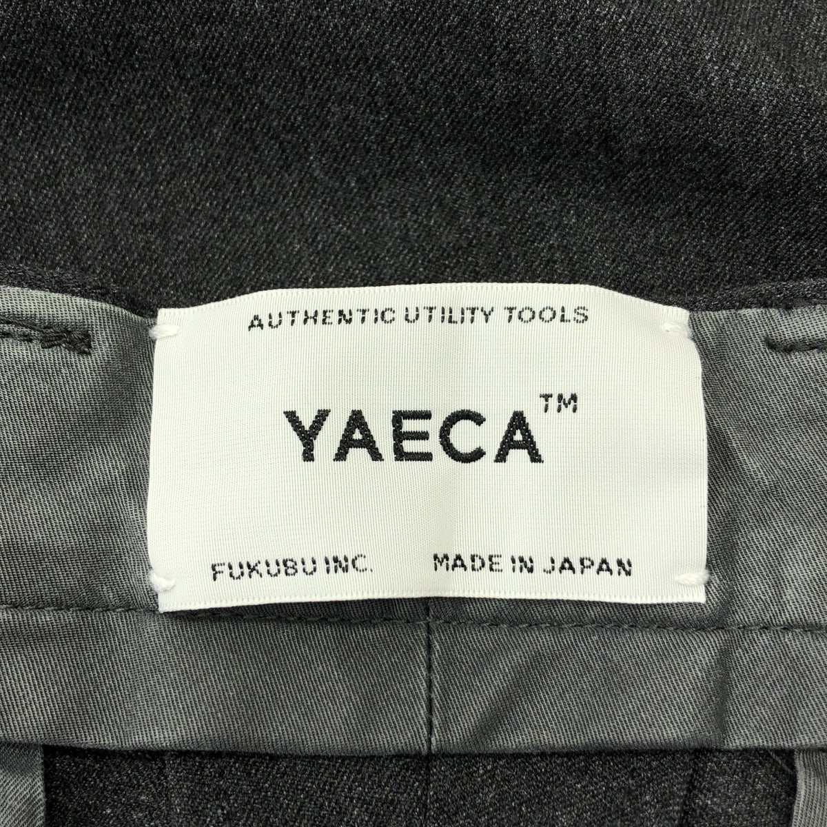 YAECA / 야에카 | 울 슬랙스 팬츠 | S | gray | 여성