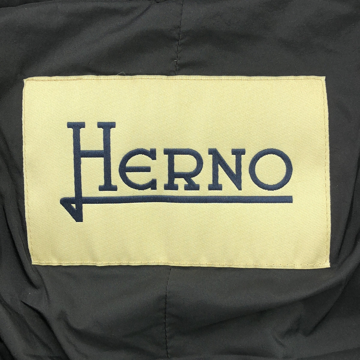 HERNO / 헤르노 | Down Coat / 다운 코트 / 후드 착탈 가능 | 40 | 다크 네이비 계 | 여성