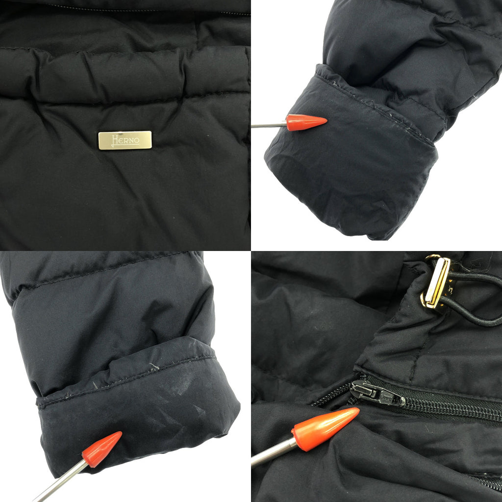 HERNO / ヘルノ | Down Coat / ダウンコート / フード着脱可 | 40 | ダークネイビー系 | レディース