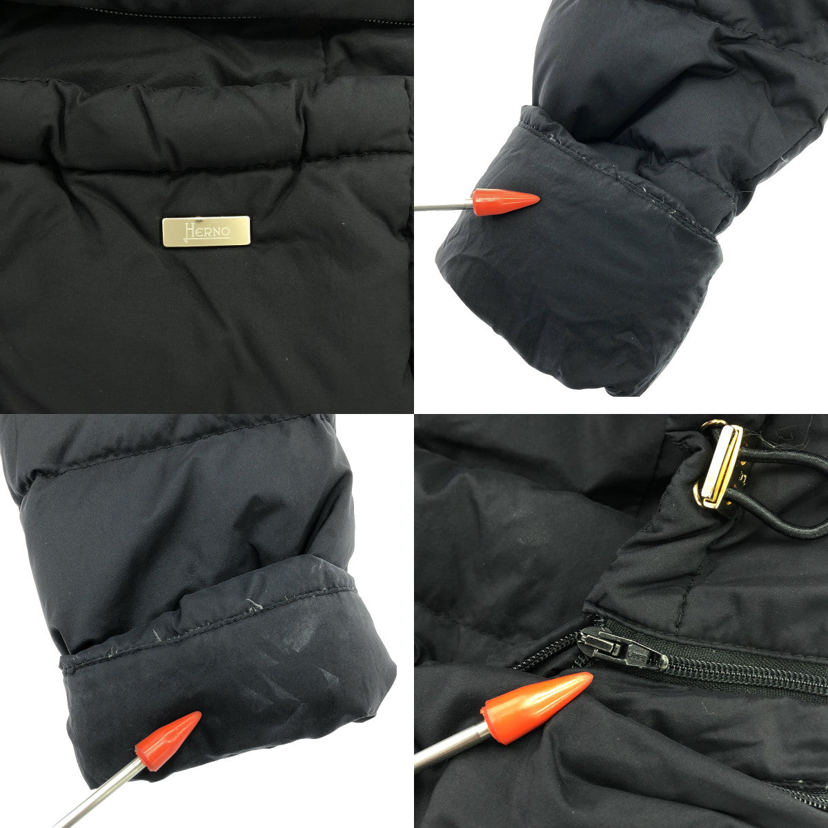 HERNO / ヘルノ | Down Coat / ダウンコート / フード着脱可 | 40 | ダークネイビー系 | レディース