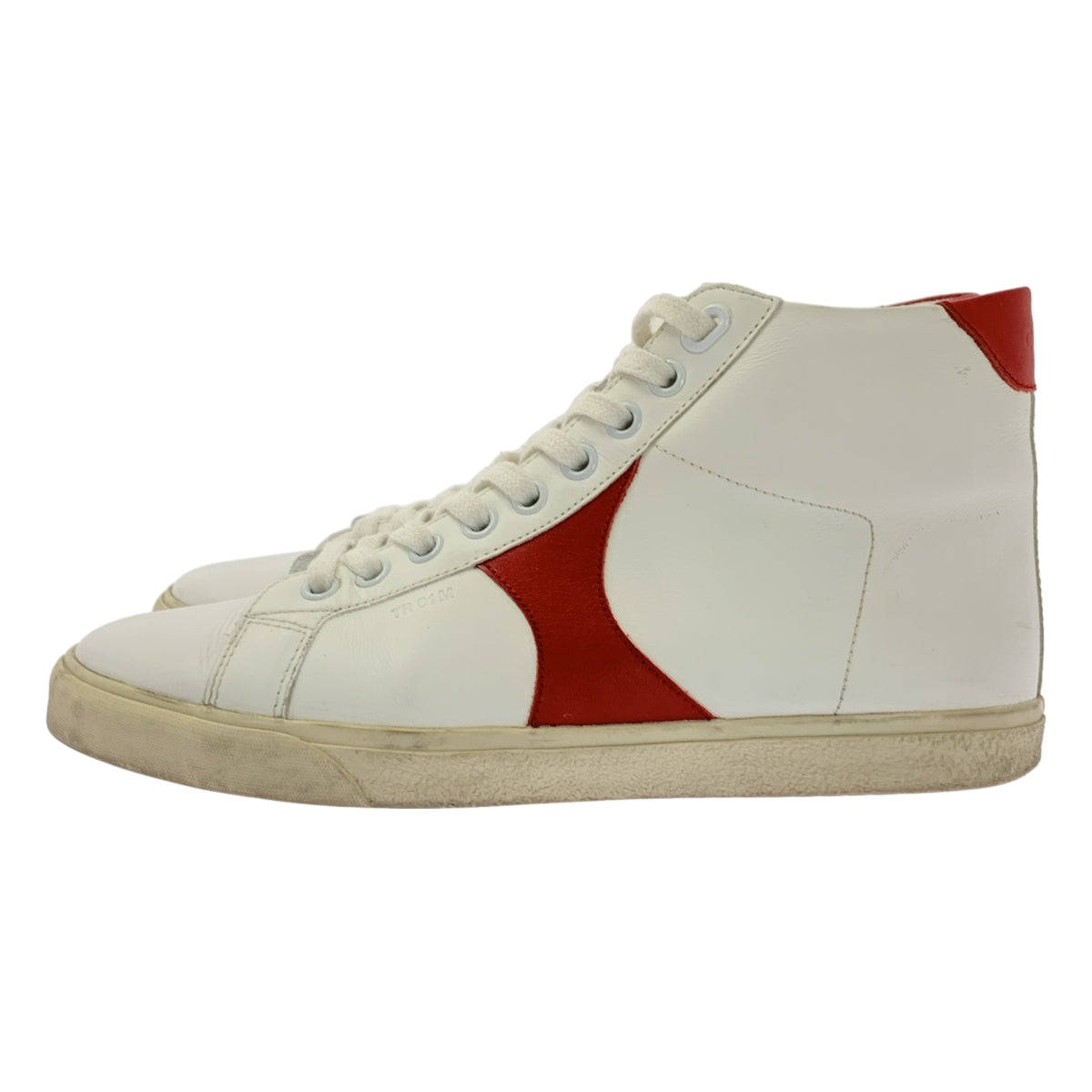 CELINE / セリーヌ | TRIOMPHE トリオンフ / レザー ハイカット スニーカー TR01M | 36 | レディース