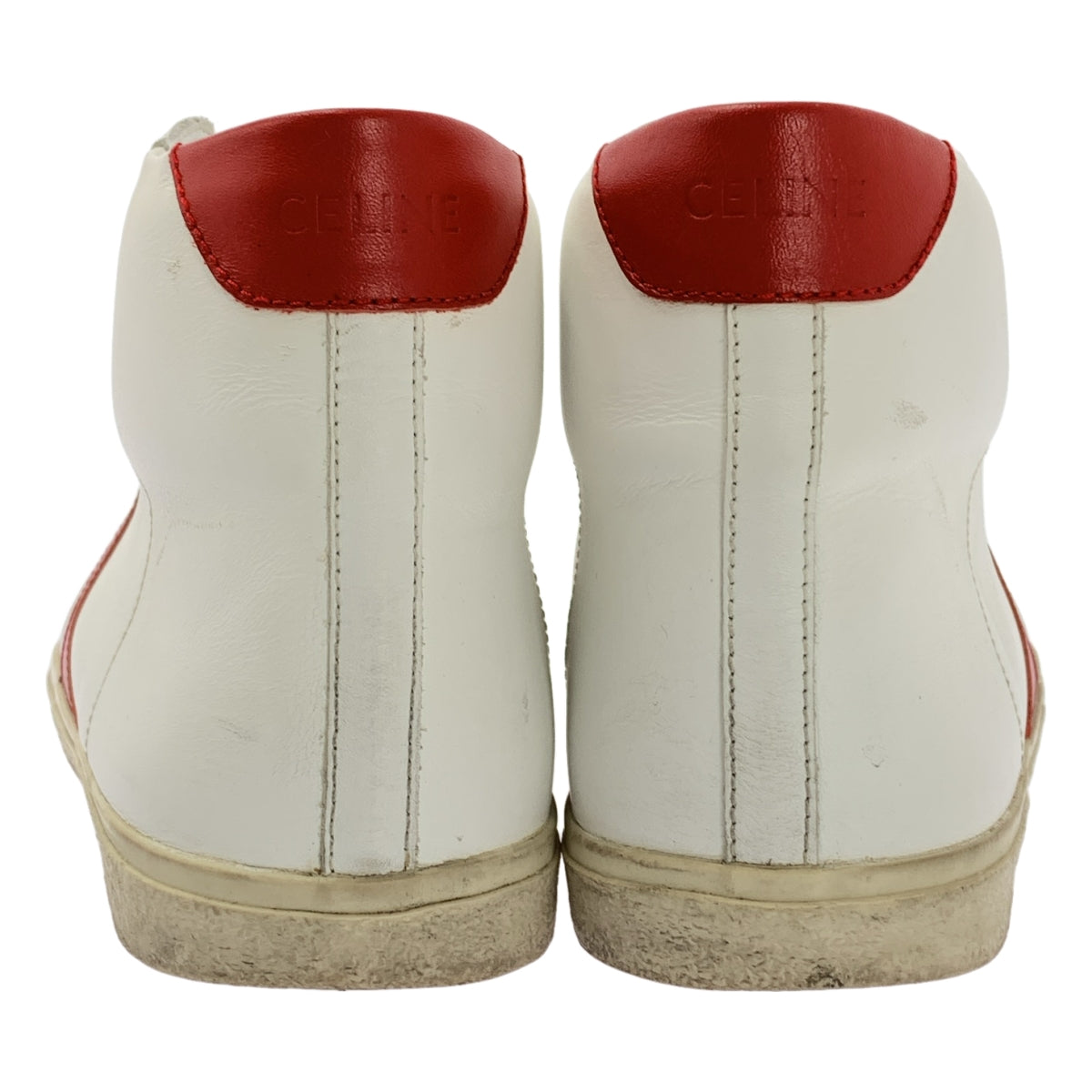 CELINE / セリーヌ | TRIOMPHE トリオンフ / レザー ハイカット スニーカー TR01M | 36 | レディース