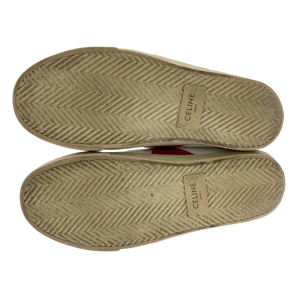 CELINE / セリーヌ | TRIOMPHE トリオンフ / レザー ハイカット スニーカー TR01M | 36 | レディース