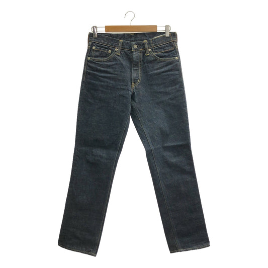 visvim / visvim | social sculpture denim / leather patch social sculpture denim pants | size 30 | indigo | men's