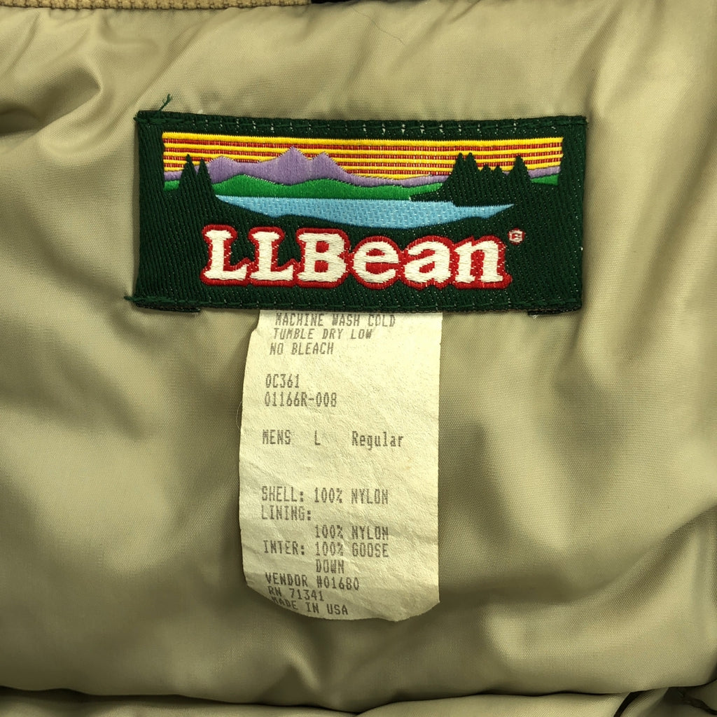LL BEAN | 1980 年代 | 佩諾布斯科特派克大衣 | 羽絨派克大衣 | L 碼 | 男款