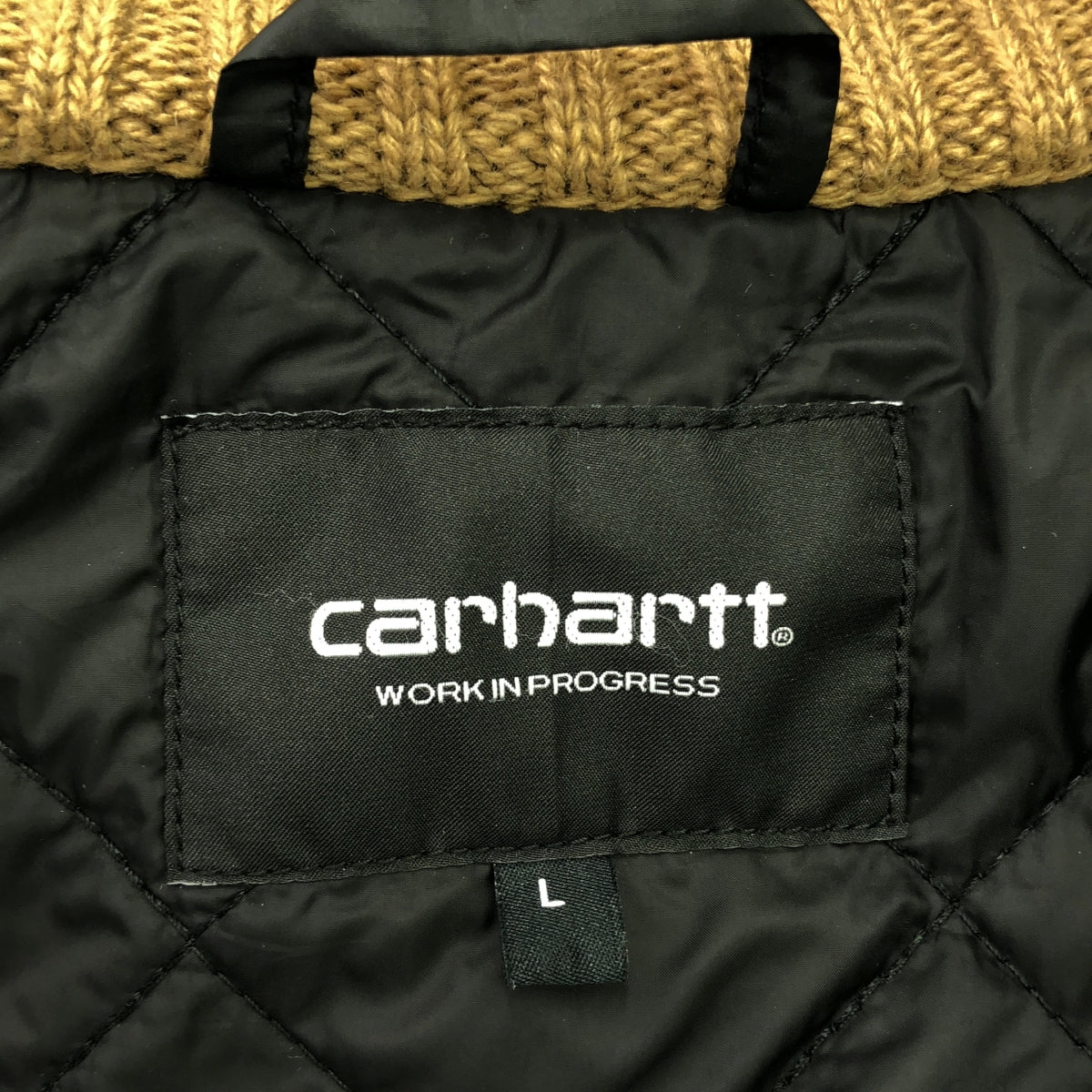 carhartt / カーハート | BANLEY SWEATER JACKET リブニット 中綿 ジャケット | L | ブラウン | メンズ