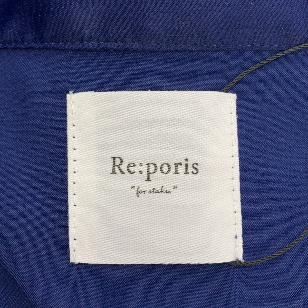 【新品】  Re:poris / レポリス | shigodeki shirt ブラウス シャツ | F | ブルー | レディース