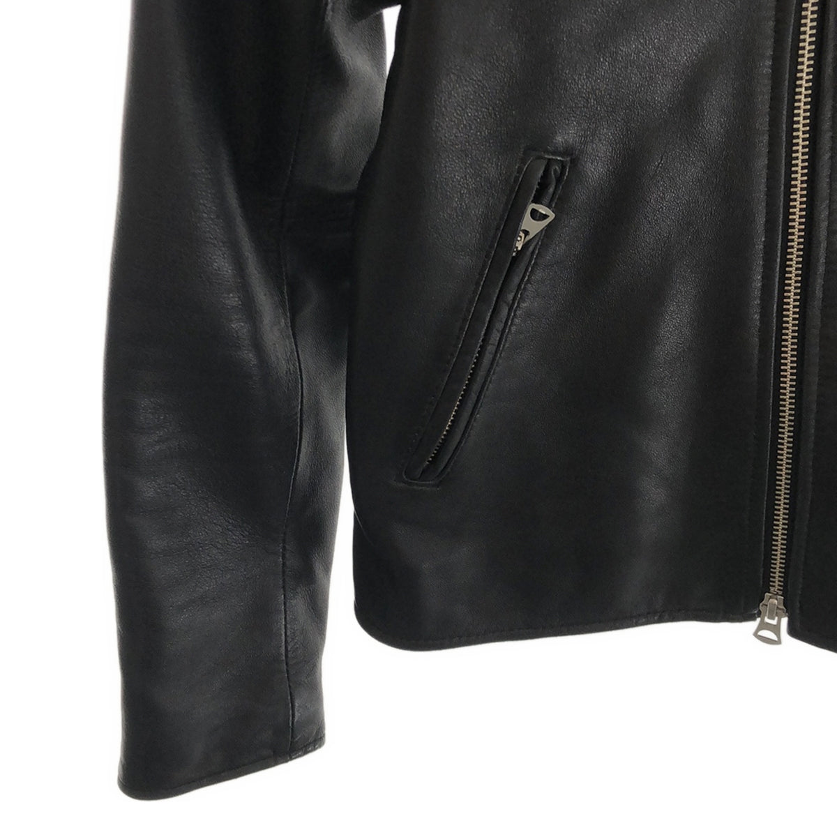 FREAK'S STORE | Lamb leather rider jacket | S | Black | Women's