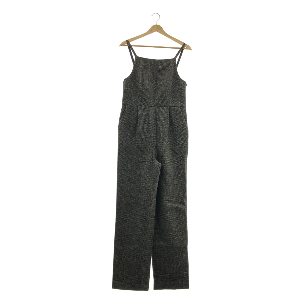 AURALEE / オーラリー | 2022AW | WOOL HAIRLINE LIGHT TWEED OVERALLS  ウール ヘアライン ライトツイード オーバーオール |