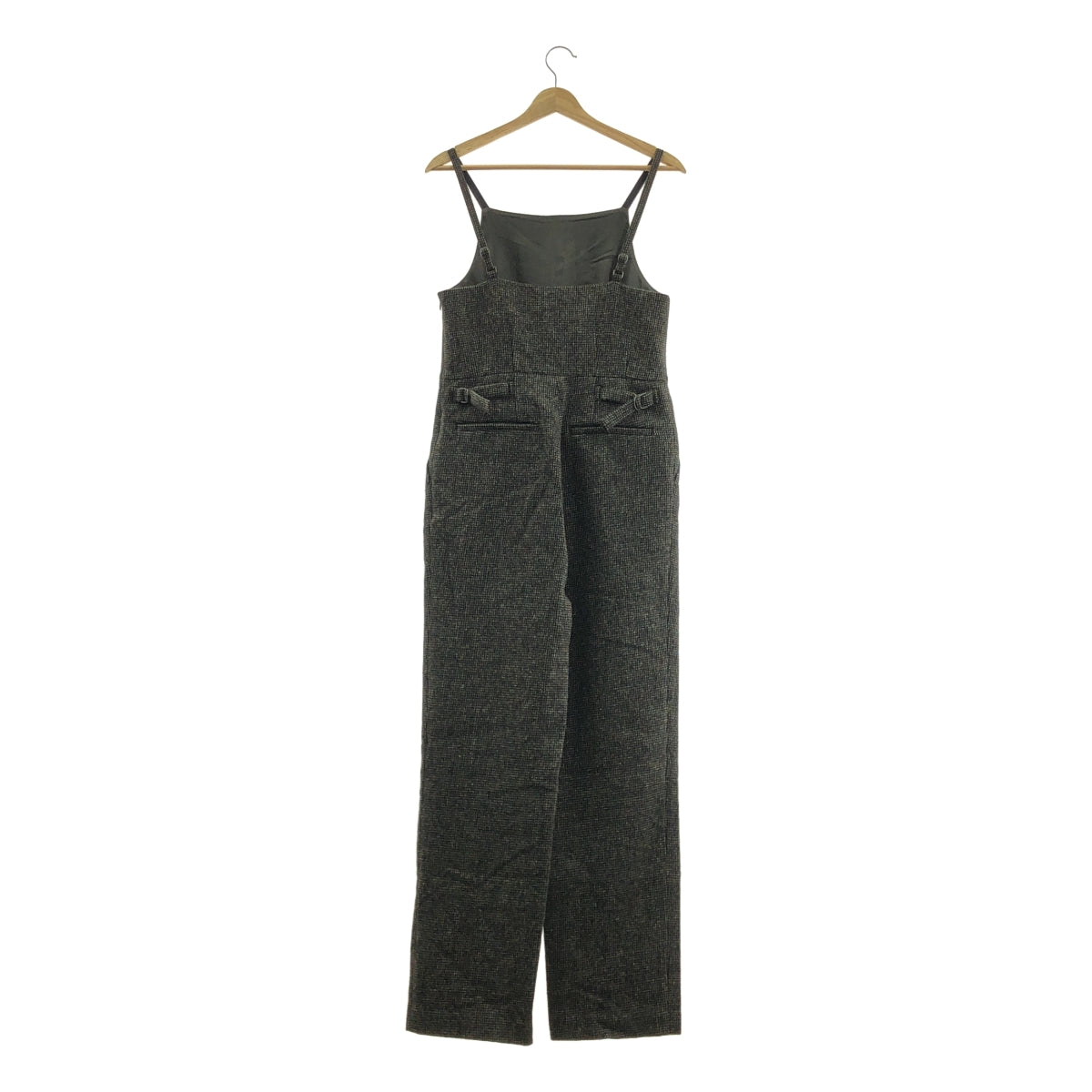 AURALEE / オーラリー | 2022AW | WOOL HAIRLINE LIGHT TWEED OVERALLS  ウール ヘアライン ライトツイード オーバーオール |