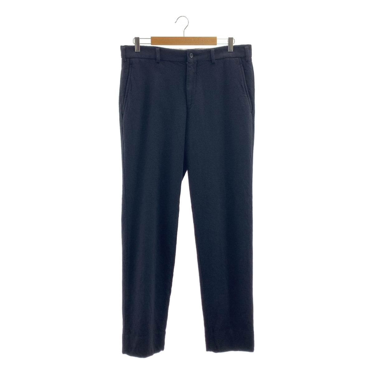 COMME des GARCONS HOMME DEUX / コムデギャルソンオムドゥ | 2019AW | ウール縮絨 テーパード パンツ | L | ネイビー | メンズ