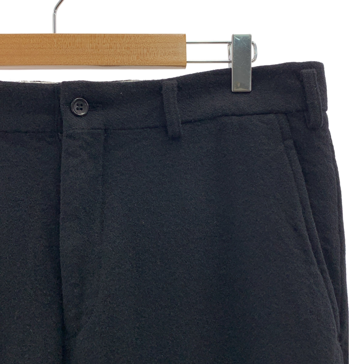COMME des GARÇONS HOMME DEUX | 男款2019 秋冬 |羊毛縮水錐形褲 | L 號 |海軍|男士