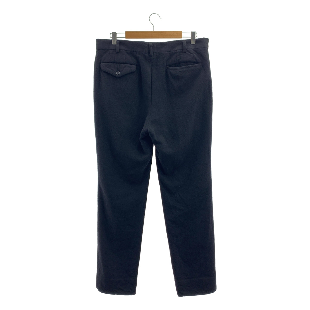 COMME des GARCONS HOMME DEUX / コムデギャルソンオムドゥ | 2019AW | ウール縮絨 テーパード パンツ | L | ネイビー | メンズ