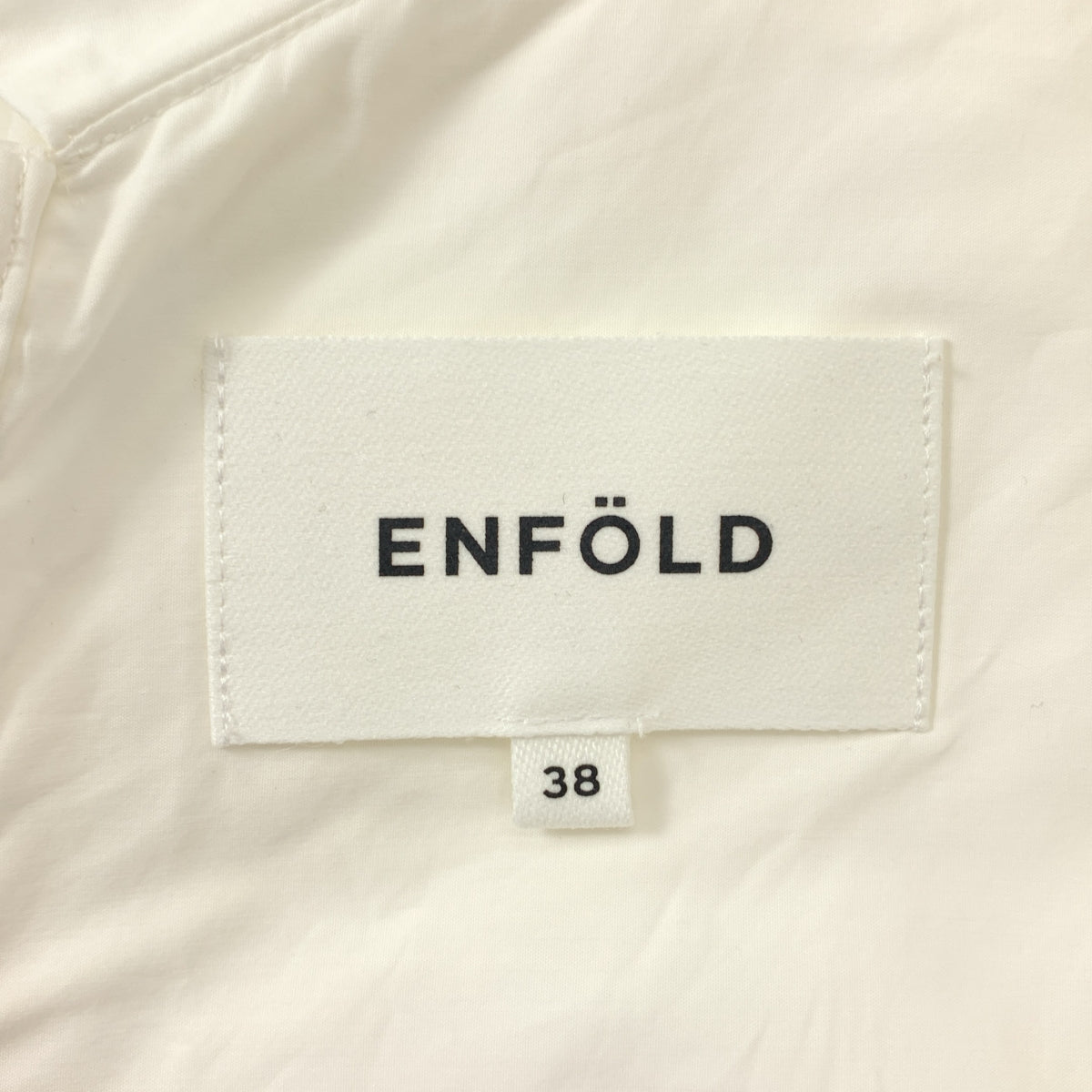 ENFOLD | 不對稱超大襯衫 | 尺寸 38 | 女款