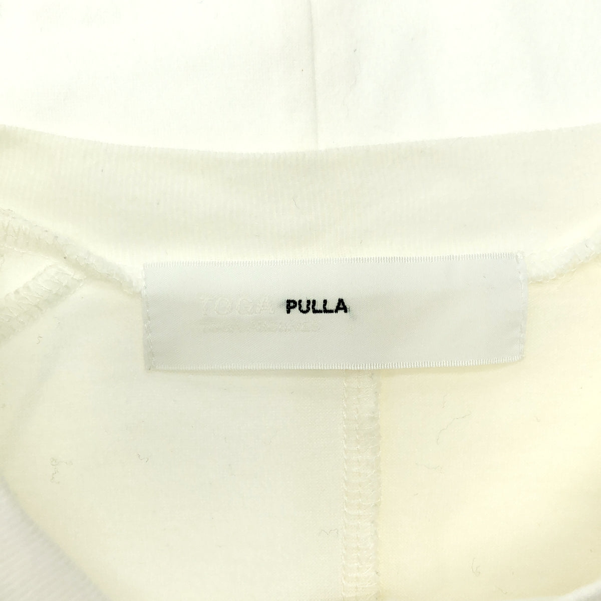 TOGA PULLA / トーガプルラ | シルケット ジャージー トップス カットソー | 36 | ホワイト / オフホワイト | レディース