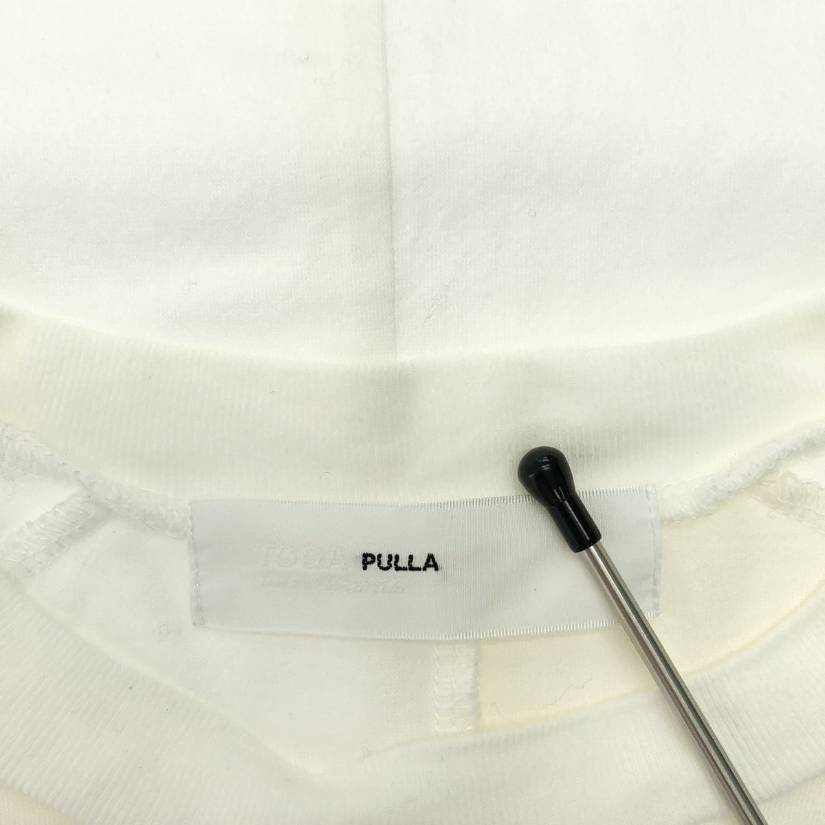 TOGA PULLA / トーガプルラ | シルケット ジャージー トップス カットソー | 36 | ホワイト / オフホワイト | レディース