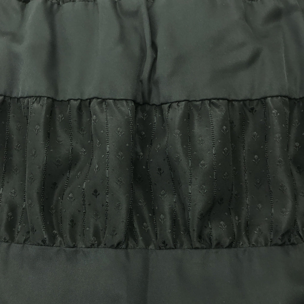 [狀況良好] 經編 COMME des GARÇONS | 2015 秋冬 |人造絲滌綸條紋寬鬆長裙| SHOPBOP黑色|女性的