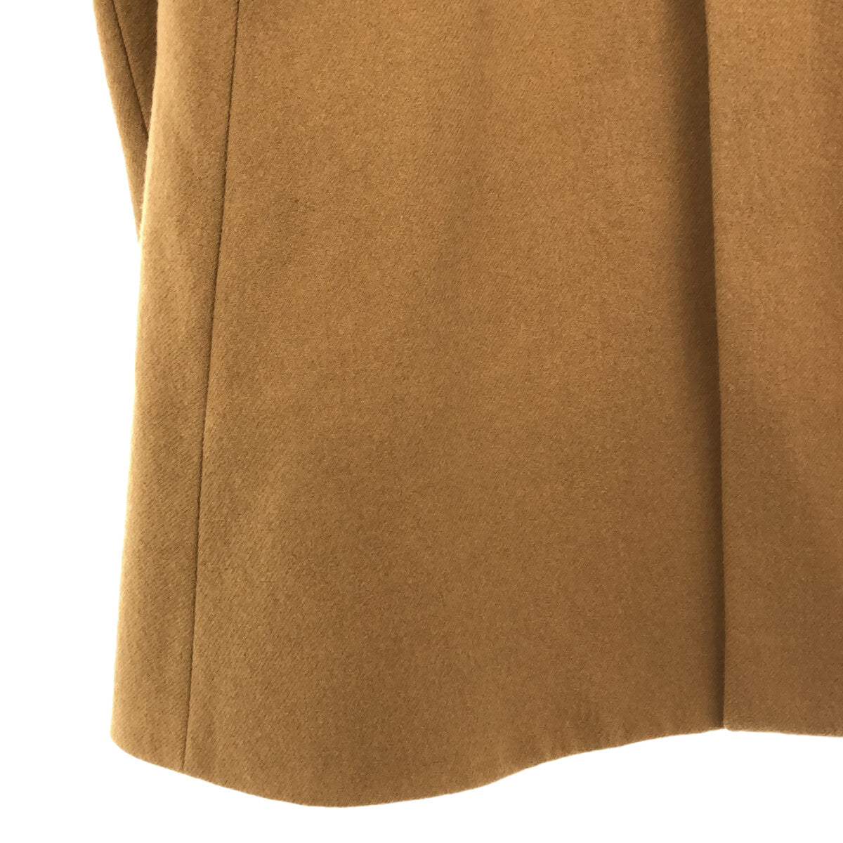 Drawer | Wool collarless coat | 36 | Beige | Women's