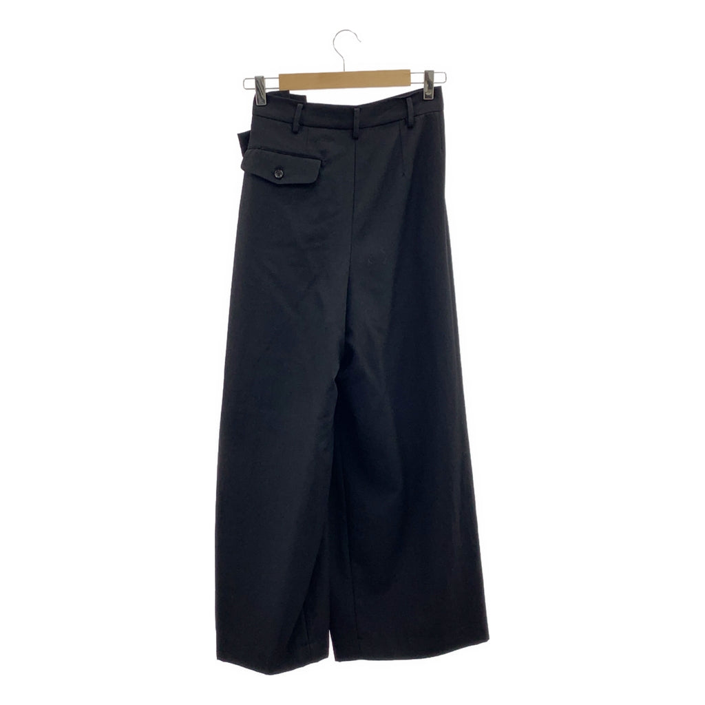 tricot COMME des GARÇONS | AD1996 | 不對稱側拉鍊寬褲 | S碼 | 女款