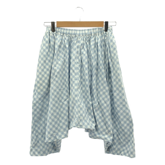 tricot COMME des GARCONS / トリココムデギャルソン | 2015SS | コットン ギンガムチェック バルーン パンツ | ライトブルー/ホワイト | レディース