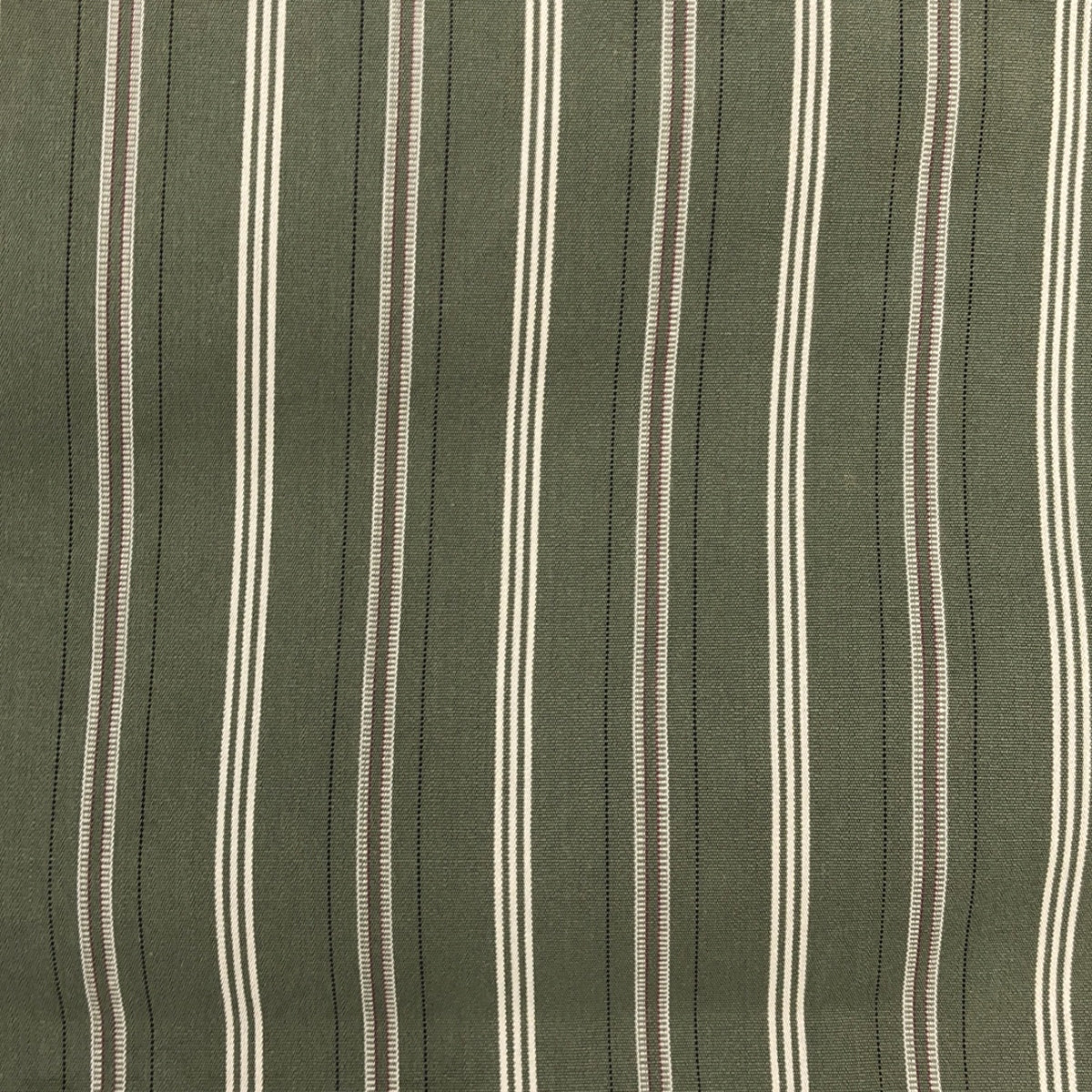 [Good Condition] DRIES VAN NOTEN | Cotton Striped Long Shirt | S | Green | Women's