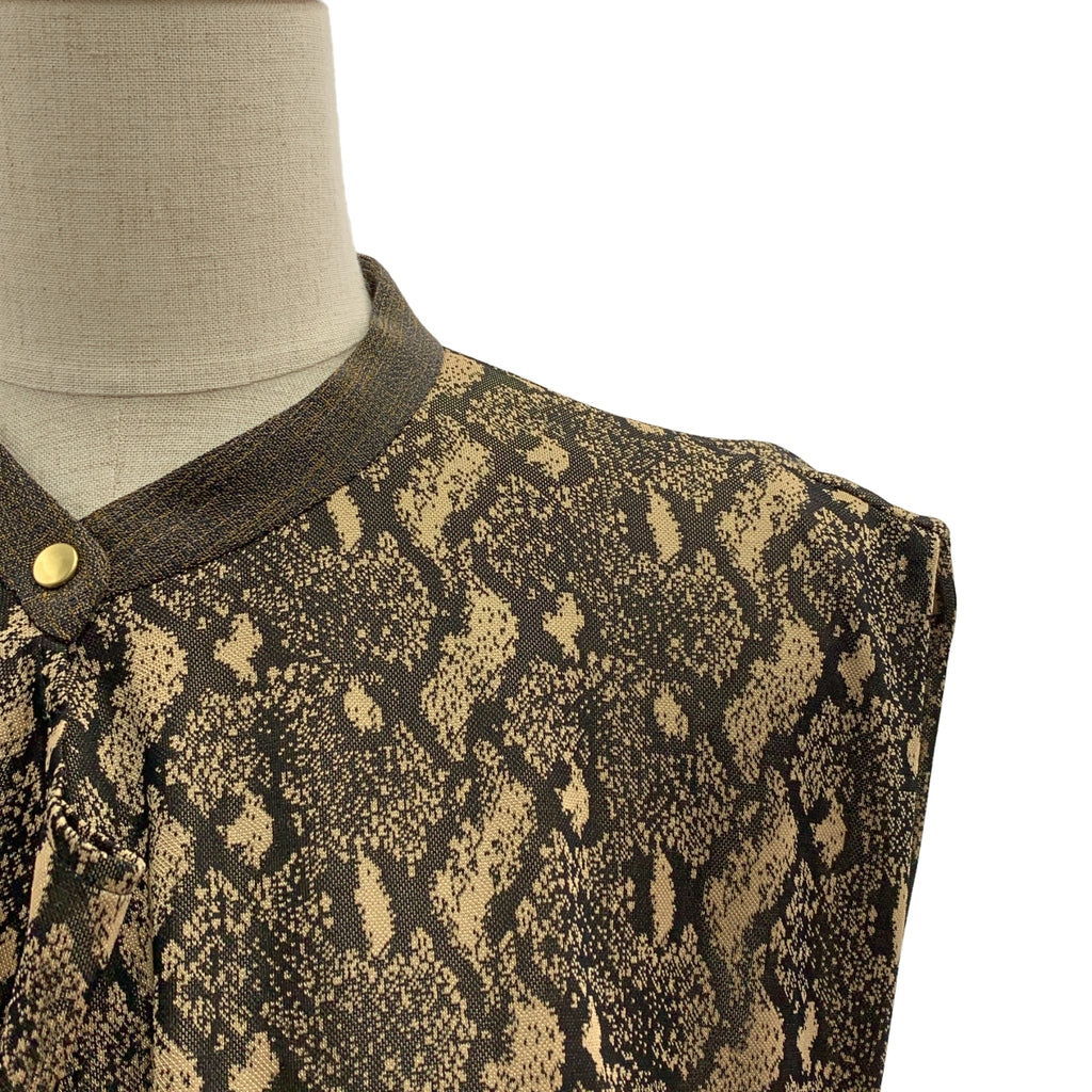 AKANE UTSUNOMIYA / 아카네츠 노미야 | 총무늬 파이썬 드레이프 볼륨 드레스 원피스 | 36 | 여성