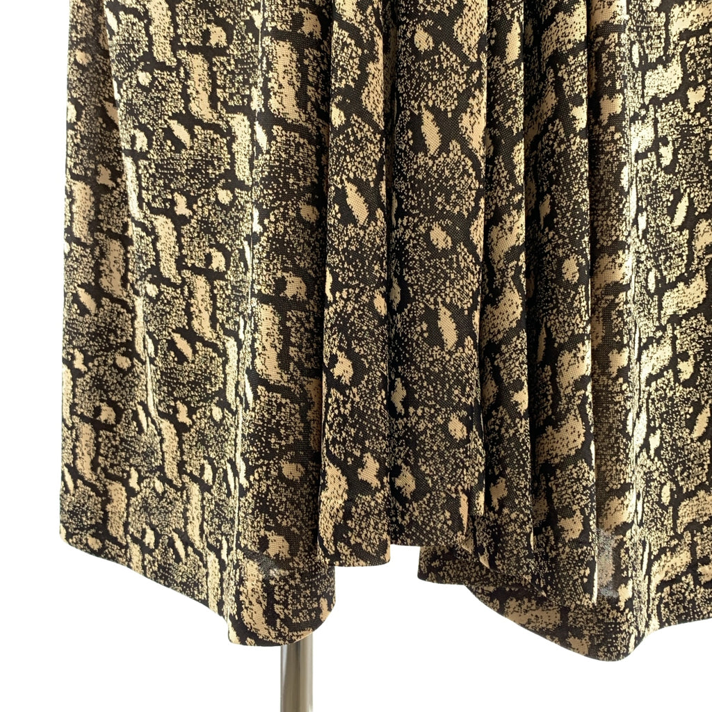 AKANE UTSUNOMIYA / 아카네츠 노미야 | 총무늬 파이썬 드레이프 볼륨 드레스 원피스 | 36 | 여성