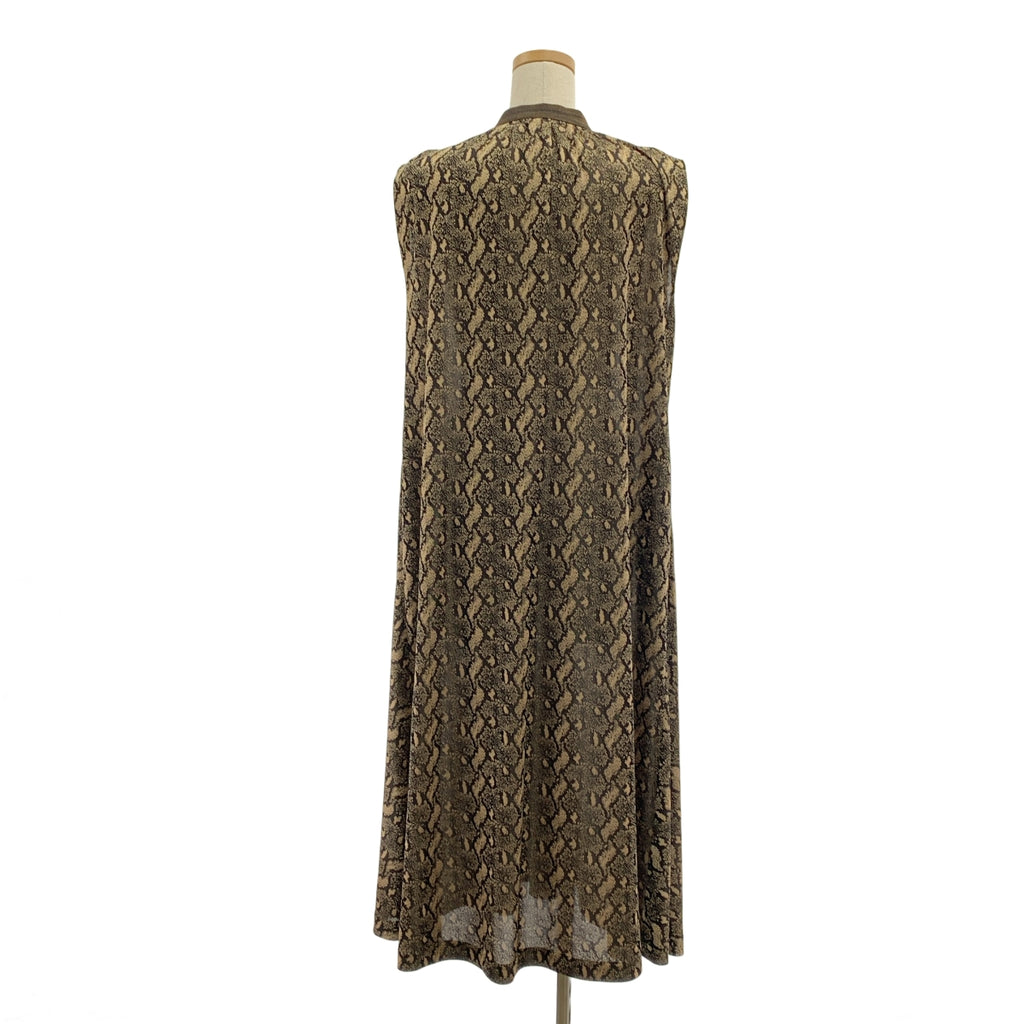 AKANE UTSUNOMIYA / 아카네츠 노미야 | 총무늬 파이썬 드레이프 볼륨 드레스 원피스 | 36 | 여성