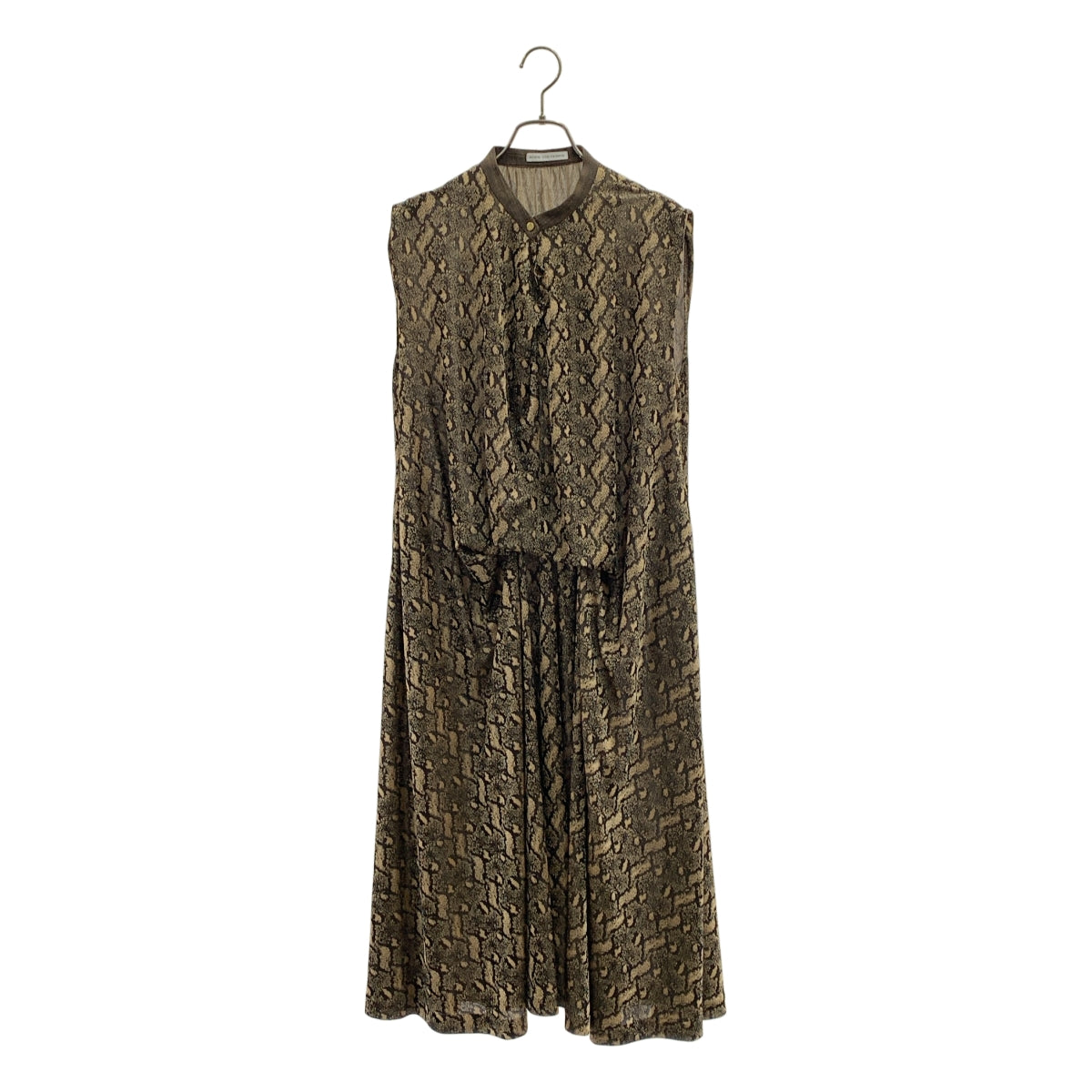 AKANE UTSUNOMIYA / 아카네츠 노미야 | 총무늬 파이썬 드레이프 볼륨 드레스 원피스 | 36 | 여성