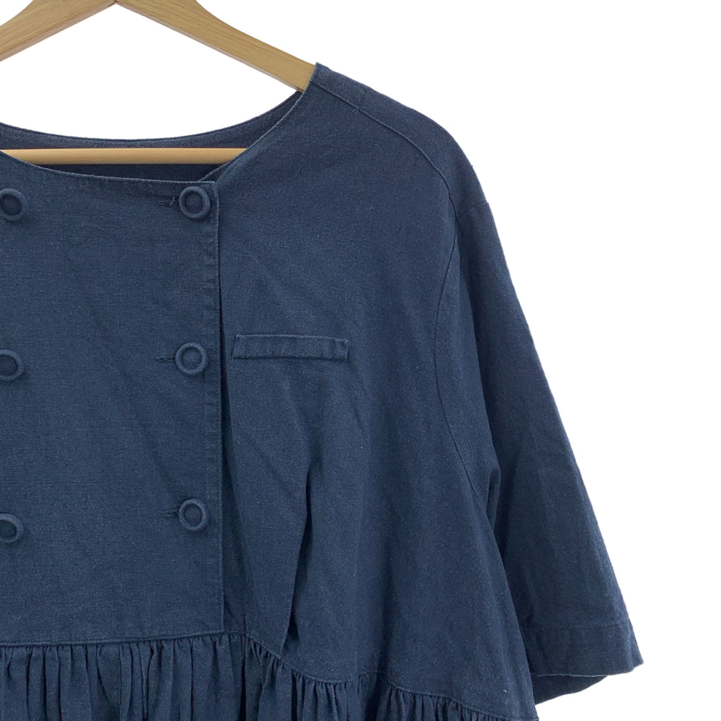 madder madder / マダマダ | ミルキーの司書ドレス リネン コットン ボリュームワンピース |