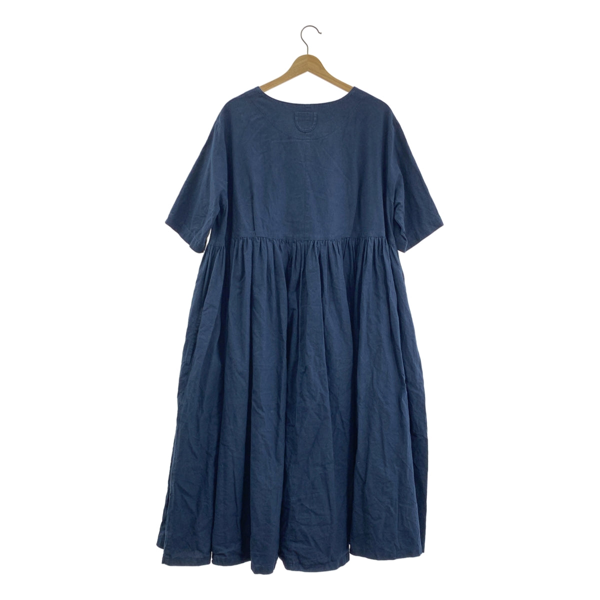 madder madder / マダマダ | ミルキーの司書ドレス リネン コットン ボリュームワンピース |