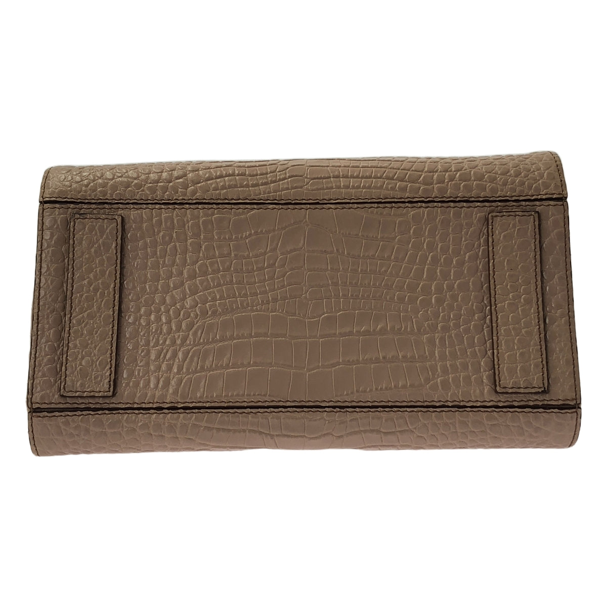 【新品】  Max Mara / マックスマーラ | レザー クロコ型押し ショルダーストラップ付 バッグ | ピンク | レディース
