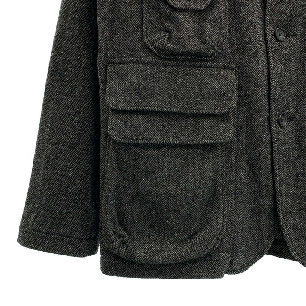 Engineered Garments | x beams / Beams 獨家羊毛粗花呢人字紋工裝夾克 | M 碼 | 男款