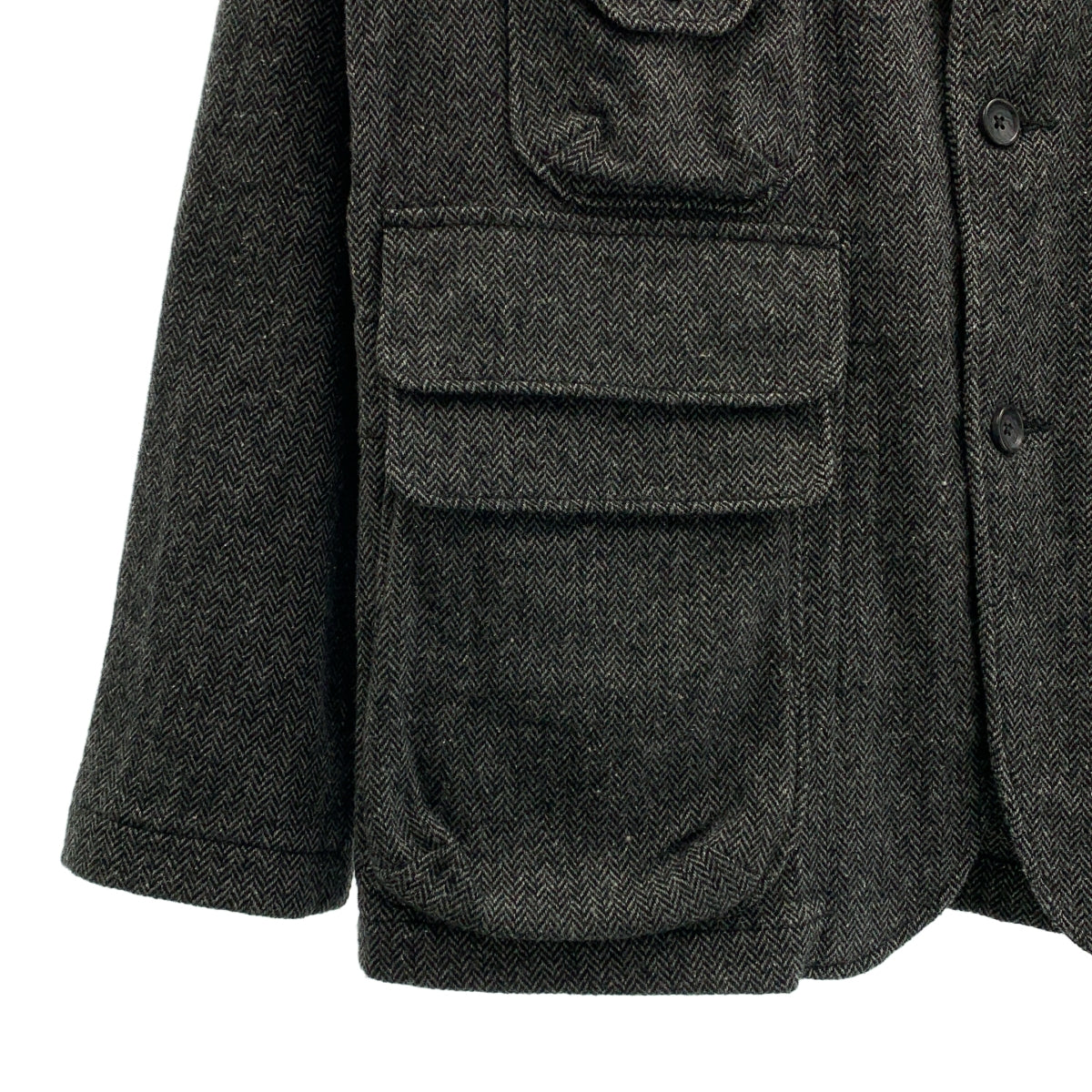 Engineered Garments | x beams / Beams 獨家羊毛粗花呢人字紋工裝夾克 | M 碼 | 男款