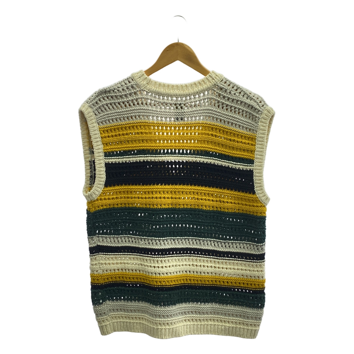 接力棒 / 接力棒 | Overborder 針織背心 | F |黃色 x 綠 |女的