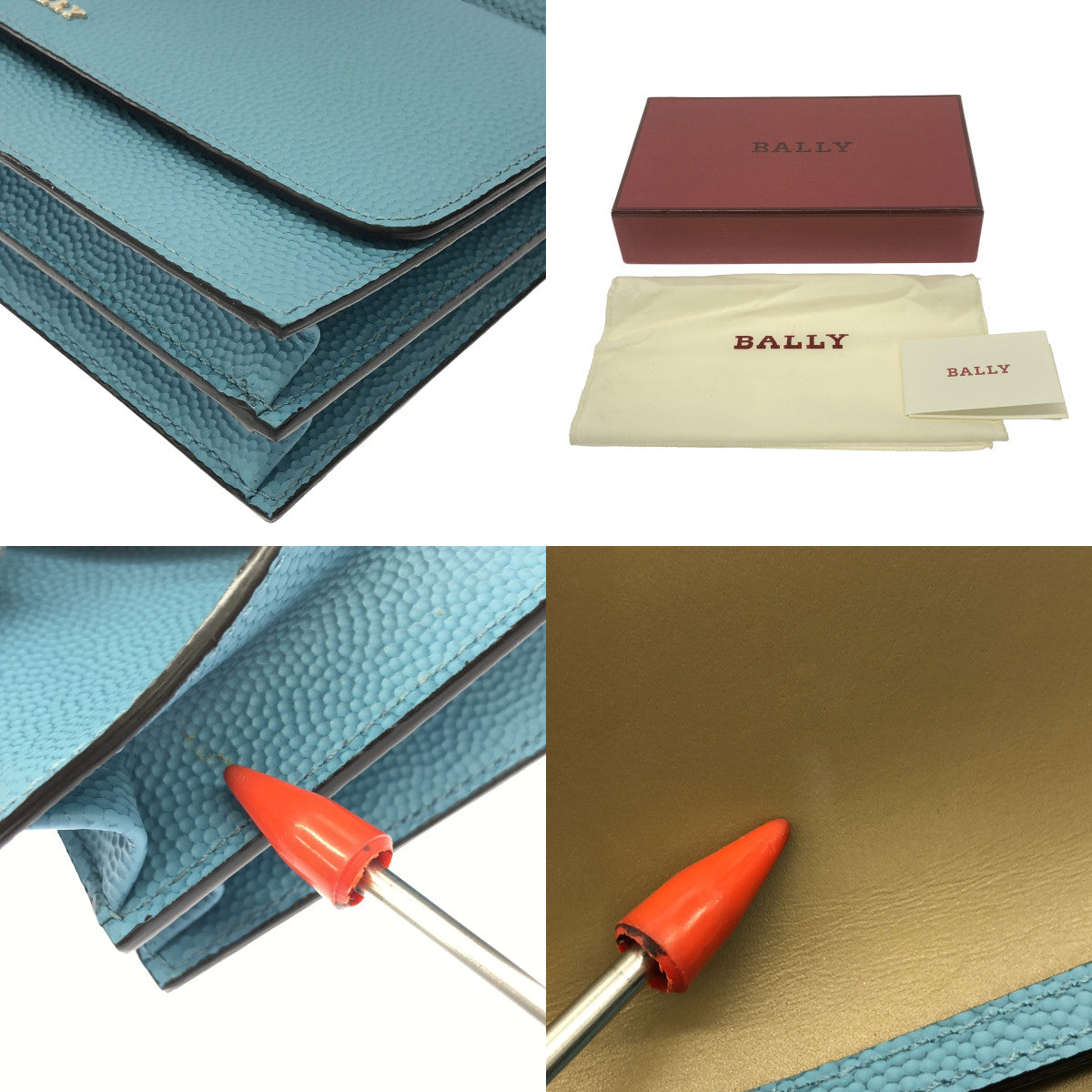 BALLY / バリー | STAFFORD ウォレット ショルダー バッグ  クラッチバッグ | MALIBLUE | レディース