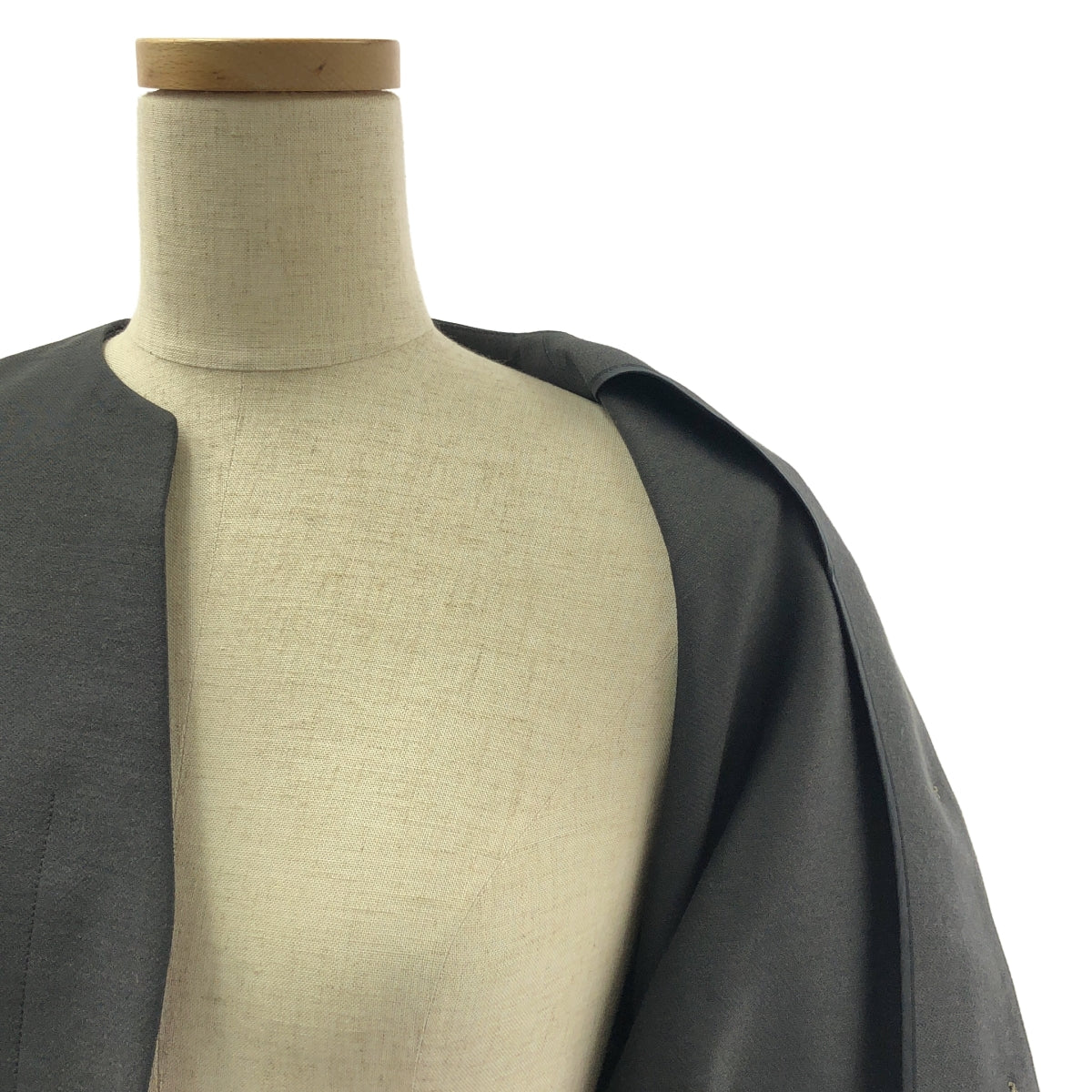 ebure / エブール | クリアダブルクロス ベルテッドペプラムブラウス シャツ | 36 | レディース