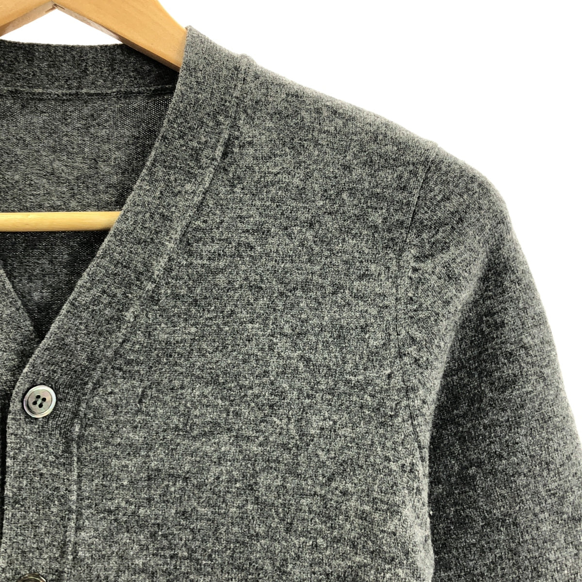 COMME des GARCONS / コムデギャルソン | 2015AW | フェイク ボタン ウール プルオーバー ニット | S | レディース