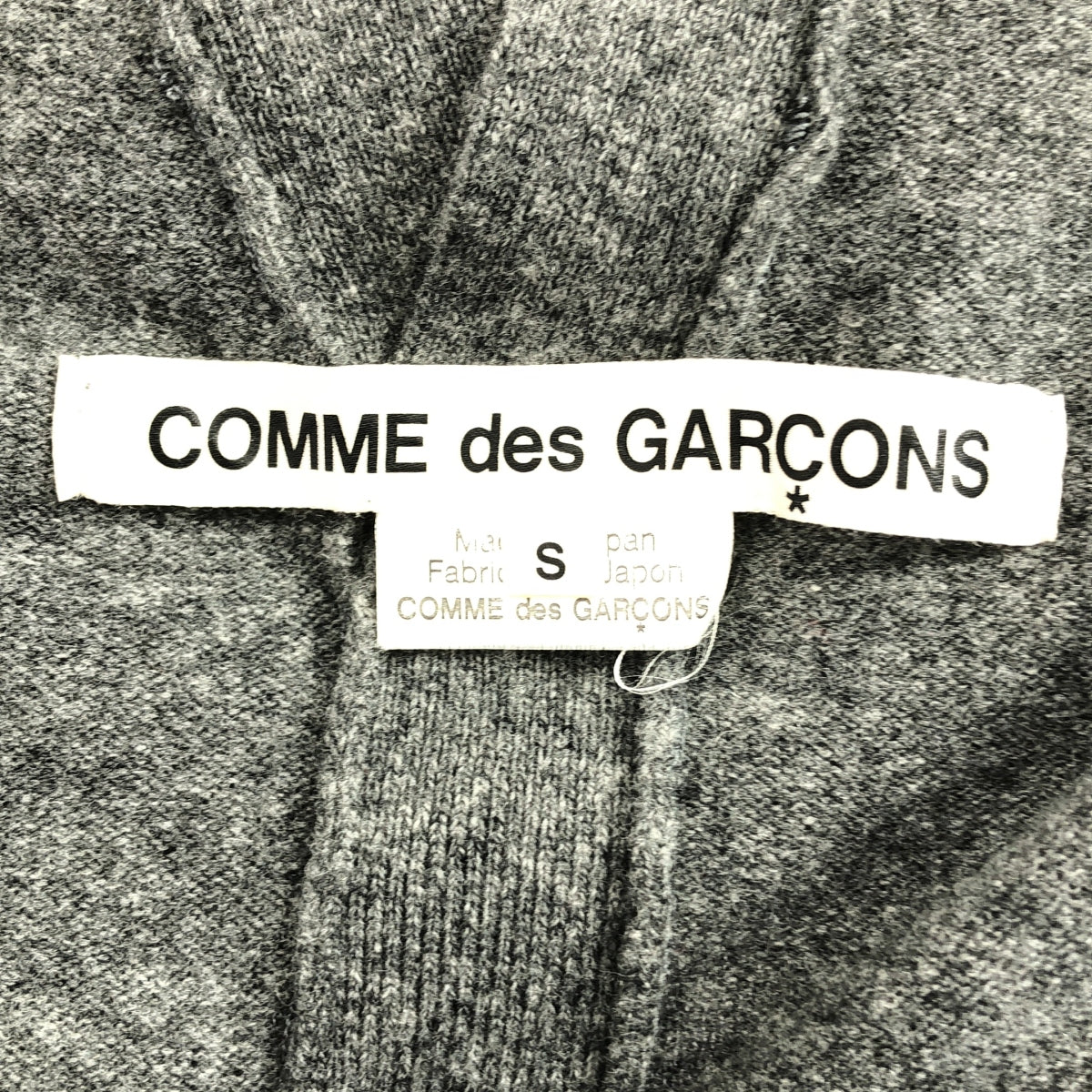 COMME des GARCONS / コムデギャルソン | 2015AW | フェイク ボタン ウール プルオーバー ニット | S | レディース