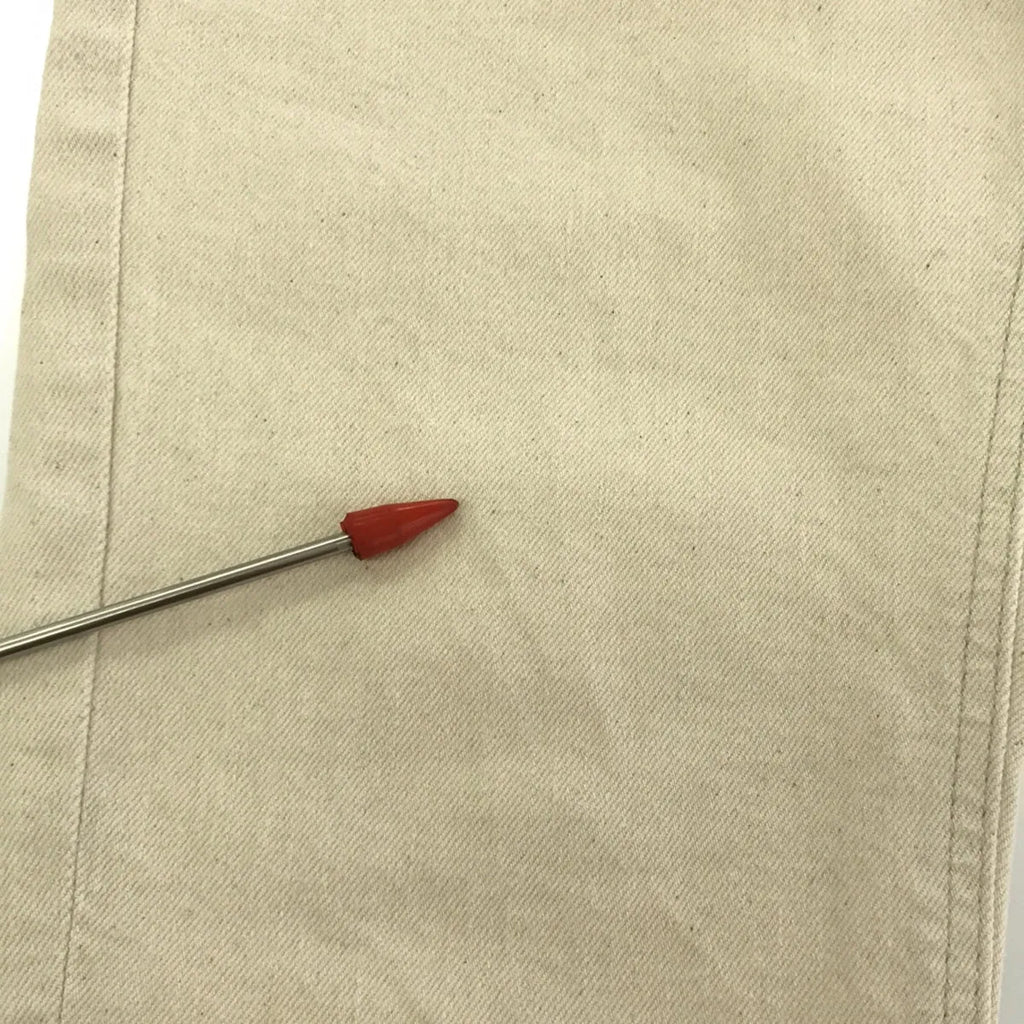 YANUK / ヤヌーク | ANNETTE ハイウエスト ストレートデニムパンツ | 26 | エクリュ | レディース